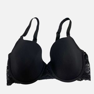 Wacoal  French Garden Seamless Underwire T-Shirt Bra in Black - Size 34D